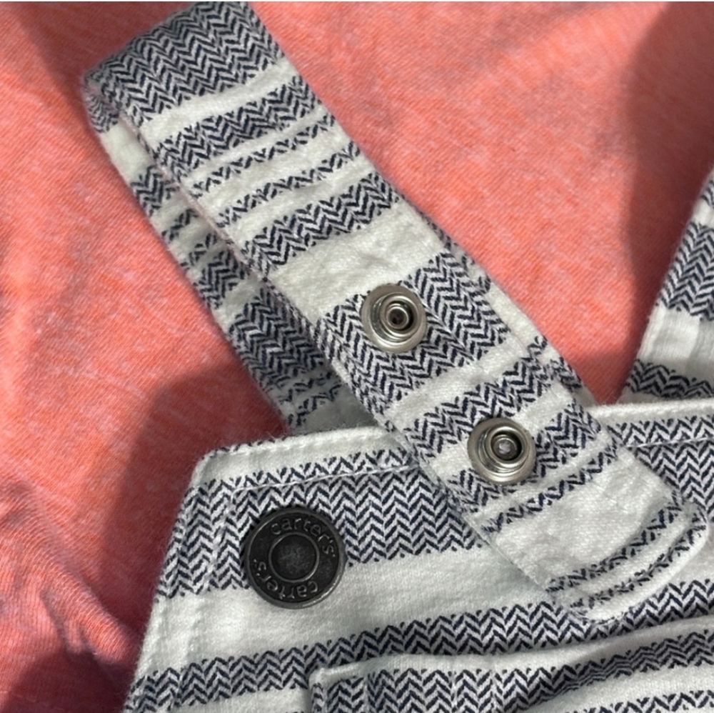 CARTER’S 2 Piece Tee & Shortalls Set - Mommy’s Little Wild One - Picture 3 of 7